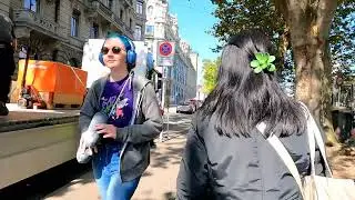 Walking tour from Zurich Port Area to Zurich HB (Train Station)