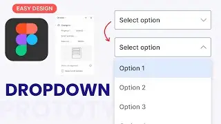 Create a DROPDOWN MENU in Figma (Tutorial)