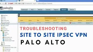 Troubleshooting site to site vpn in palo alto | Interview questions on vpn