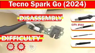 Tecno Spark Go (2024) Take apart Disassembly in detail