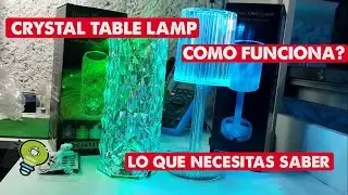 CRYSTAL TABLE LAMP (USB CHARGING TOUCH LAMP)