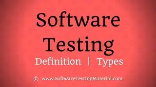 Software Testing Types