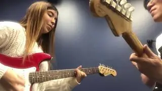 Jamming SUNNY with my Berklee student Andrea Ferrero