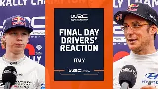 Final Day Drivers' Reaction | WRC Rally Italia Sardegna 2023