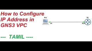 How to Configure IP Address in GNS3 VPC || [TAMIL]