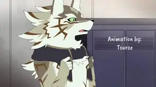 Seth is having a hard time putting on his gym shirt | Furry Animation | Animation by Tsuroe