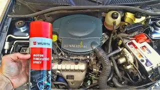 WÜRTH MOTOR TEMİZLEME SPREYİ UYGULAMASI