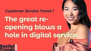 Social Media Trends 2023 | TREND 6: The great reopening blows a hole in digital service