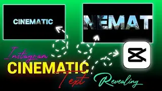 Instagram CINEMATIC Text Revealing Video Editing
