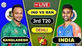 🔴 Live : India vs Bangladesh 3rd T20 Match Today 2024 | Ind vs Ban 3rd T20 Watch Score Commentary