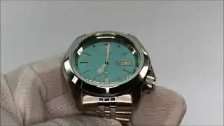 seiko mod skx 007 pilot bezl tiffany blue