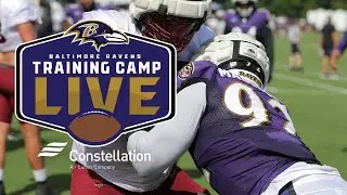 Training Camp Practice With Commanders Live | Baltimore Ravens