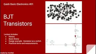 BJT Transistor as a switch - theory and practice.