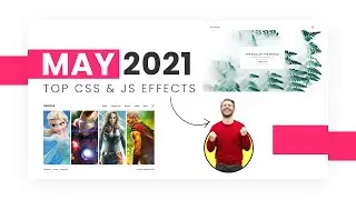 Top CSS & Javascript Animation & Hover Effects | May 2021