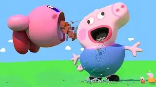 Peppa Pig & Kirby Fun Ways to Die 🌺🐽💀