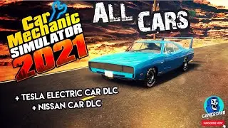 Car Mechanic Simulator 2021 - All Cars - Game Car and Real Car Name (includes All DLC)