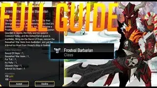 =AQW= How To Get Frostval Barbarian Class (Free Class)