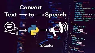 Convert text to speech using python | text to speech in 10 minutes 