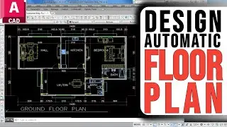 Make Floor plan Automatic in 10 minutes AutoCAD Best Tutorial