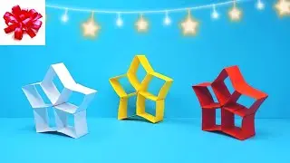 ⭐ DIY - DIY Christmas Decor STAR from A4 paper