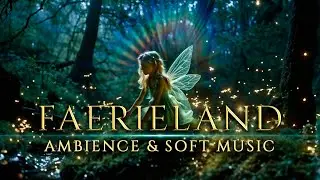 9H ⁺⋆ Fairy Land Night Ambience 🧚‍♀️ Soft Fantasy Music ✨ Nature ASMR ✩₊˚⁺ Forest Night sounds