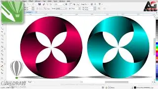 Circle 3D Logo Design Ideas | CorelDraw Tutorial for Beginners