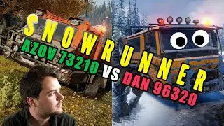 SnowRunner: Azov 73210 vs DAN 96320 best HEAVY truck showdown