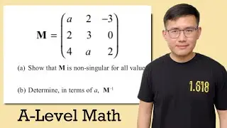 How to solve this A-Level matrix problem!