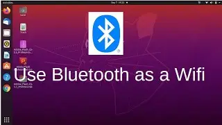 How to share internet via bluetooth in Ubuntu 20.04