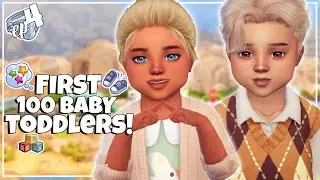 the FIRST toddlers!😨 100 Baby Challenge #4