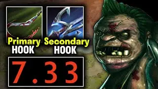 We have something to talk now! PUDGE HAS 2 HOOKS in 7.33!!