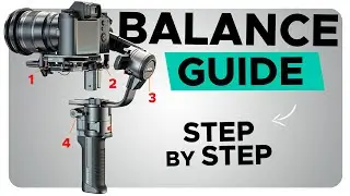 How to Balance a Gimbal Vertical and Horizontal - MOZA AIRCROSS 3 + Sony A7iii