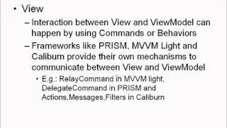 Introduction to Model-View-View-Model (MVVM) Pattern