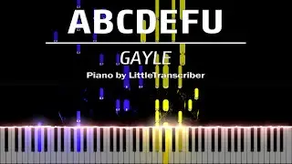 GAYLE - abcdefu (Piano Cover) Tutorial by LittleTranscriber