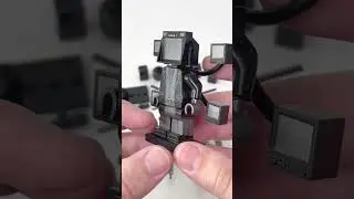 LEGO Skibidi Toilet | Large TV Man | Cameraman Plunger Mech Unofficial Lego Minifigures #Shorts