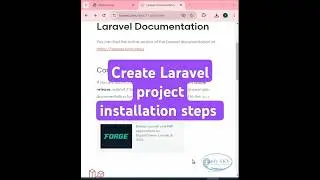 Laravel installation Steps | How to install Laravel 2024? #shorts #short #viral #shortvideo #infysky