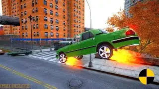 GTA 4 CRASH TESTING REAL CAR 443