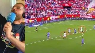 ¡QUÉ BARBARIDAD! Así narró el golazo de Rodrygo frente al Sevilla Rubén Martín en Tiempo de Juego