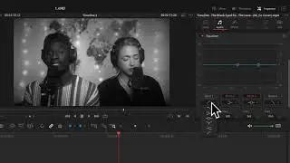 Davinci: vintage file effect - 1920 black white style - video and audio workflow