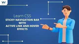 CSS Navigation Bar | Active Link | Hover | sticky | Responsive | CSS Tutorial | CSS Lesson -10