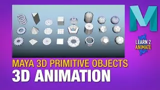 3D Primitive Objects in Autodesk Maya 2022, Manipulation Tools & Scene Navigation