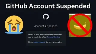 GitHub Account Suspended