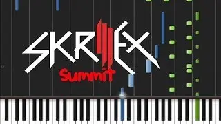 Skrillex - Summit [Easy Piano Tutorial] (♫)