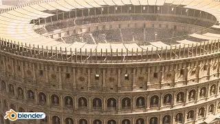 How I rebuilt the Colosseum...in Blender!