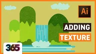 Adding Texture | Illustrator Tutorial CC #239/365