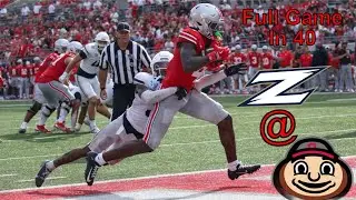 Akron @ #2 Ohio State Full Game in 40 Minutes (no huddle) August 31st 2024