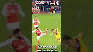 Scorpion Kick Become a Goal #footballplayer #football #skills #mastedsg #shorts #amazing