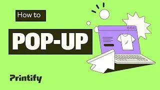 The Easiest Way to Sell POD Products Right Away! - Printify Pop-Up