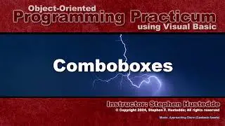 OOP Programming (VB) - 09J ComboBoxes