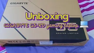 Unboxing the GIGABYTE G5-KD gaming laptop (model 2022)